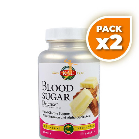Pack 2x SUGAR DEFENSE 30 COMPRIMIDOS KAL
