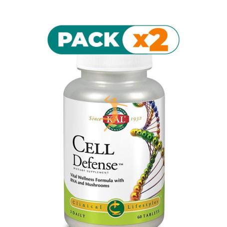 Pack 2x CELL DEFENSE 60 COMPRIMIDOS KAL