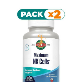 Pack 2x MAXIMUM NK CELLS 60 CÁPSULAS KAL