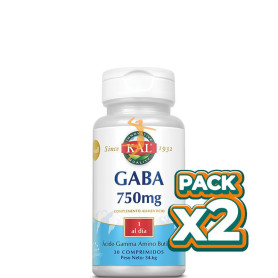 Pack 2x SMALL GABA 30 COMPRIMIDOS KAL