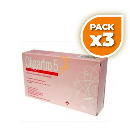 Pack 3x OLIGARTRO 5 20 AMPOLLAS ARTESANIA AGRICOLA