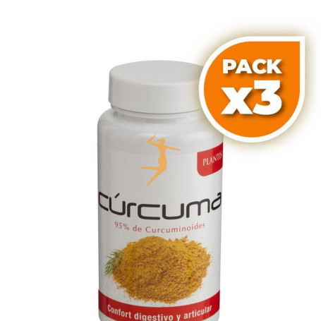 Pack 3x CÚRCUMA 60 CÁPSULAS PLANTIS