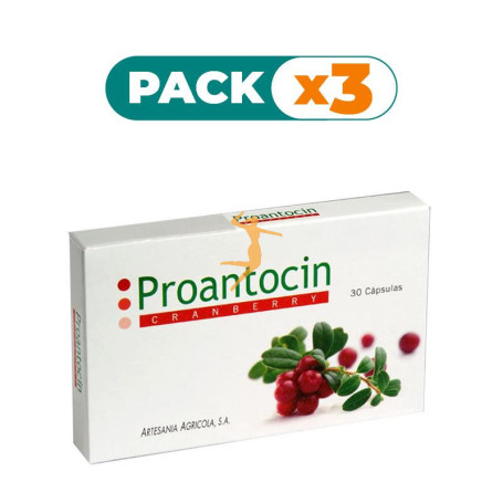 Pack 3x PROANTOCIN 30 CAPSULAS ARTESANIA AGRICOLA