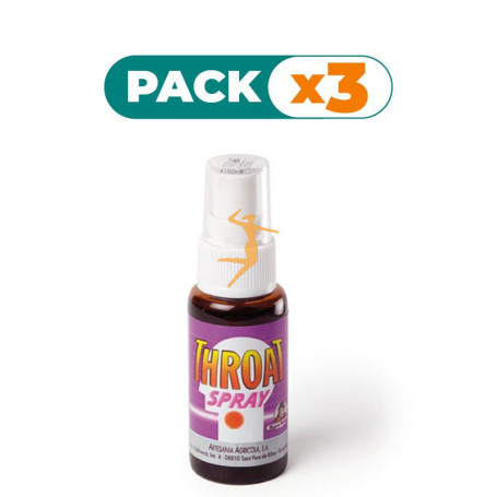 Pack 3x THROAT SPRAY 30Ml. ARTESANIA AGRICOLA