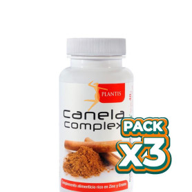 Pack 3x CANELA COMPLEX 90 CÁPSULAS PLANTIS