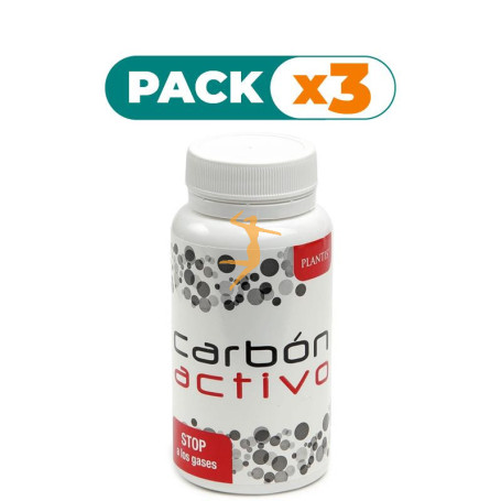 Pack 3x CARBÓN ACTIVO 60 CÁPSULAS PLANTIS