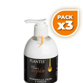 Pack 3x LECHE LIMPIADORA DE ARGÁN 250Ml. PLANTIS