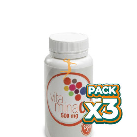 Pack 3x VITAMINA C 60 CÁPSULAS ARTESANIA AGRICOLA