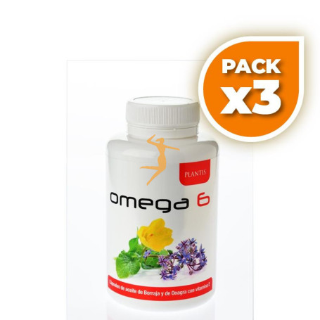 Pack 3x OMEGA 6 220 CÁPSULAS PLANTIS