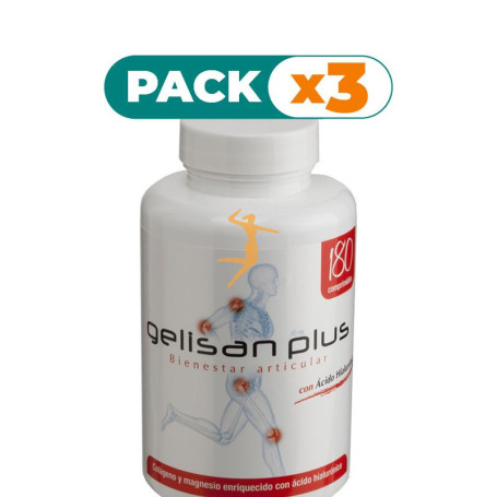 Pack 3x GELISAN PLUS 180 COMPRIMIDOS PLANTIS