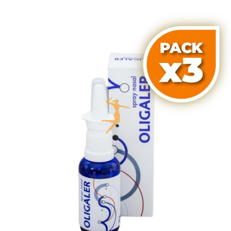 Pack 3x OLIGALER SPRAY NASAL 30Ml. PLANTIS