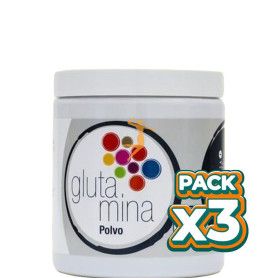 Pack 3x GLUTAMINA 250Gr. PLANTIS