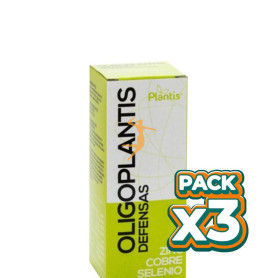 Pack 3x OLIGOPLANTIS DEFENSAS 100Ml.PLANTIS
