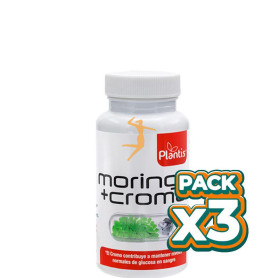 Pack 3x MORINGA + CROMO 60 CÁPSULAS PLANTIS