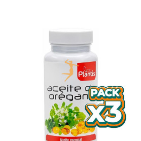 Pack 3x ACEITE DE OREGANO 60 CÁPSULAS PLANTIS