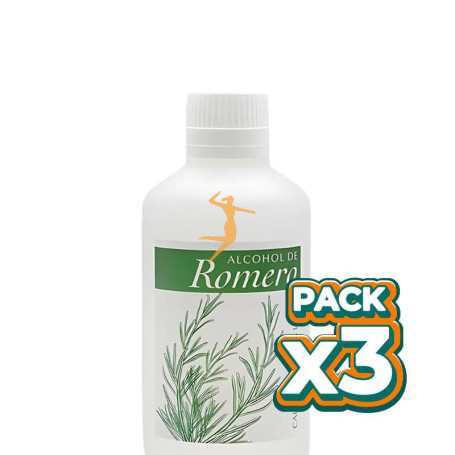 Pack 3x ALCOHOL DE ROMERO 250ML PLANTIS