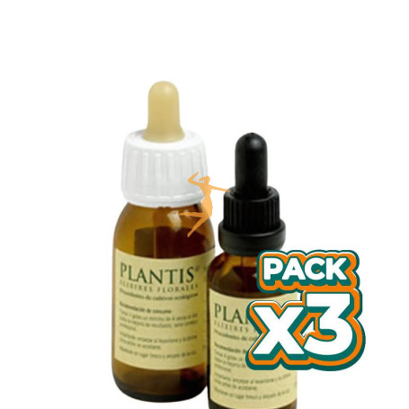 Pack 3x ENVASE CUENTAGOTAS 60ML PLANTIS