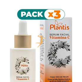 Pack 3x SÉRUM FACIAL VITAMINA C 30ML PLANTIS