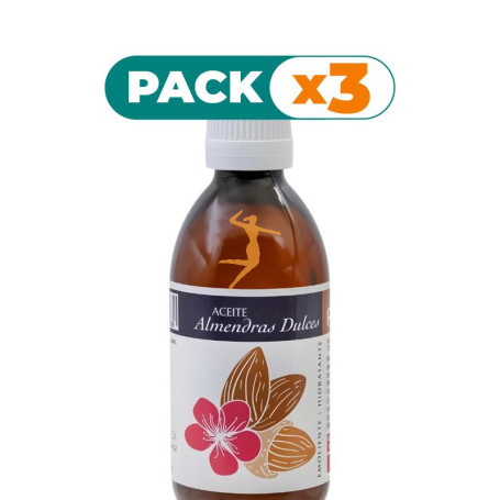 Pack 3x ACEITE DE ALMENDRAS DULCES 250ML PLANTIS