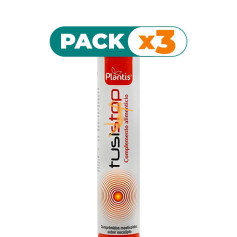 Pack 3x TUSISTOP 20 COMPRIMIDOS MASTICABLES PLANTIS
