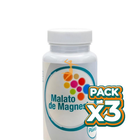 Pack 3x MALATO DE MAGNESIO 60 CÁPSULAS PLANTIS
