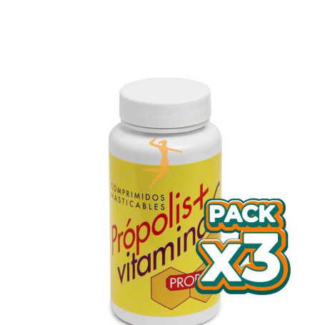 Pack 3x PROPOLINA 50 COMPRIMIDOS MASTICABLES ARTESANIA AGRICOLA