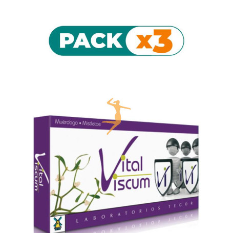 Pack 3x VITAL VISCUM 40 CÁPSULAS TEGOR