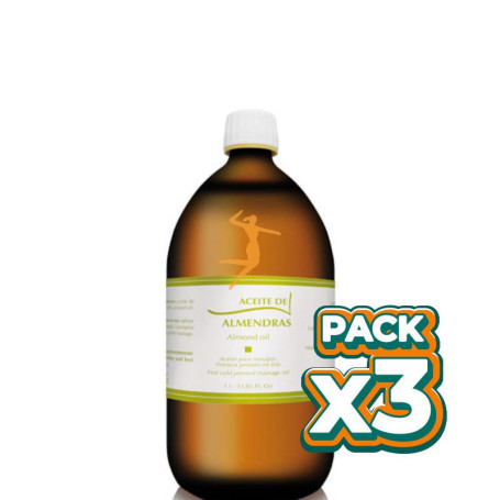 Pack 3x ACEITE DE ALMENDRAS 1Lt. TEGOR