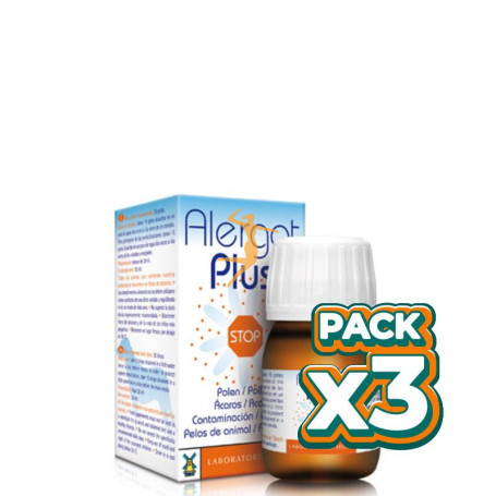 Pack 3x ALERGOT PLUS FRASCO 30Ml. TEGOR