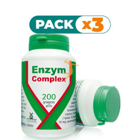 Pack 3x ENZYM COMPLEX 200 CÁPSULAS TEGOR