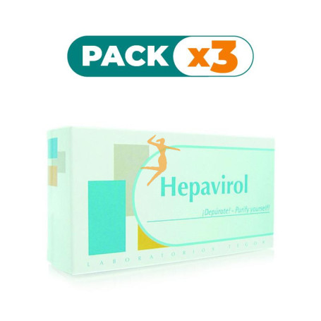Pack 3x HEPAVIROL 60 CÁPSULAS TEGOR