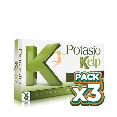 Pack 3x POTASIO KELP 40 CÁPSULAS TEGOR