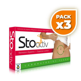 Pack 3x STOACTIV 40 CÁPSULAS TEGOR