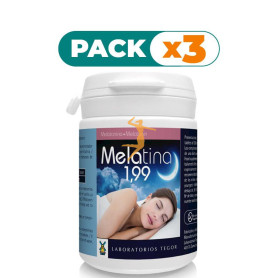 Pack 3x MELATINA 1.99Gr. 60 COMPRIMIDOS TEGOR