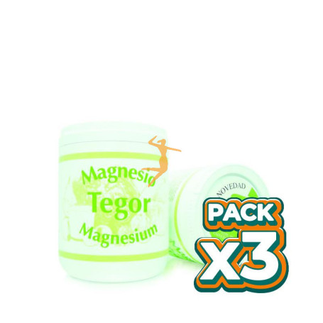 Pack 3x MAGNESIO POLVO 180Gr. TEGOR