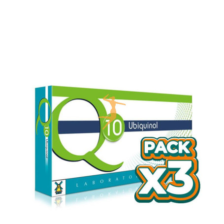 Pack 3x Q10 UBIQUINOL 28 CÁPSULAS TEGOR