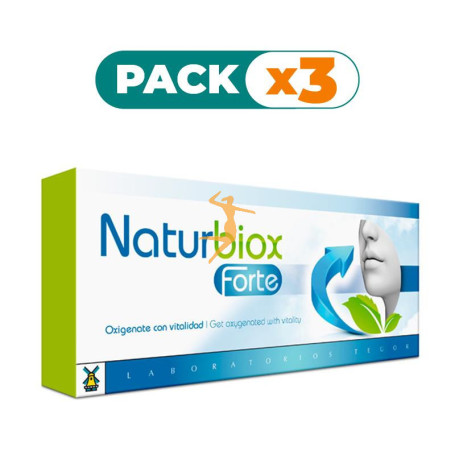 Pack 3x NATURBIOX FORTE 20 VIALES TEGOR