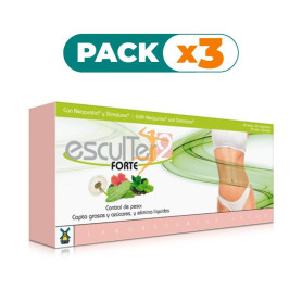 Pack 3x ESCULTER 2 FORTE 20 VIALES +40 COMP. TEGOR