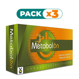 Pack 3x METABOL ON 30 CÁPSULAS TEGOR