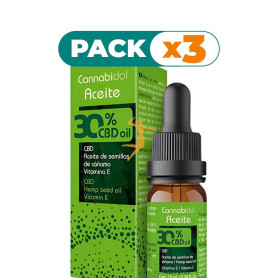 Pack 3x CANNABIDOL ACEITE 30% 10ML TEGOR