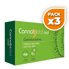 Pack 3x CANNABIDOL ORAL 60 CÁPSULAS TEGOR