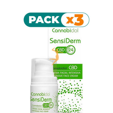 Pack 3x CANNABIDOL SENSIDERM 50ML TEGOR