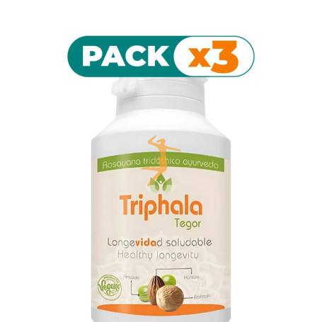 Pack 3x TRIPHALA 60 CÁPSULAS TEGOR
