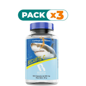 Pack 3x BECARTIL C 100 CÁPSULAS BEQUISA