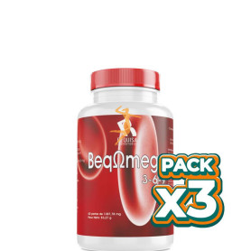 Pack 3x BEQOMEGA 3-6-9 60 PERLAS BEQUISA