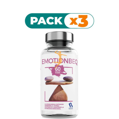 Pack 3x EMOTIONBEQ 60 CÁPSULAS BEQUISA