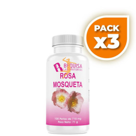 Pack 3x ROSA MOSQUETA 100 PERLAS BEQUISA