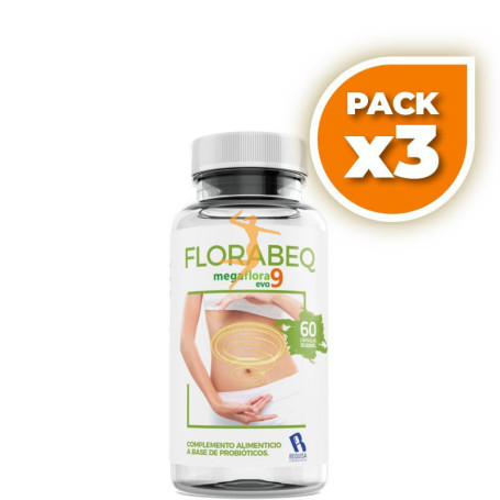 Pack 3x FLORABEQ 60 CÁPSULAS BEQUISA