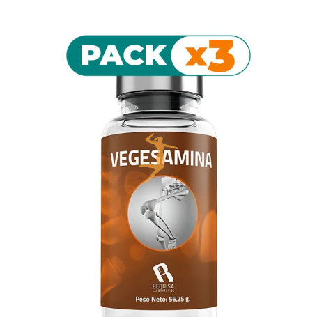 Pack 3x VEGESAMINA 90 CÁPSULAS BEQUISA
