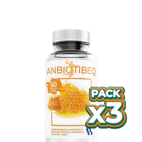 Pack 3x ANBIOTIBEQ 60 CÁPSULAS BEQUISA